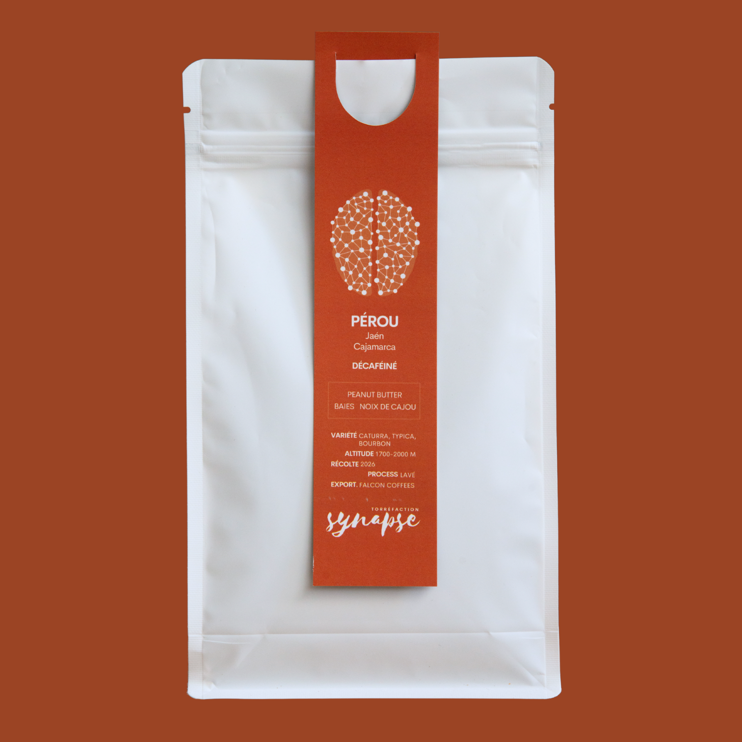sachet café du Pérou décaféiné