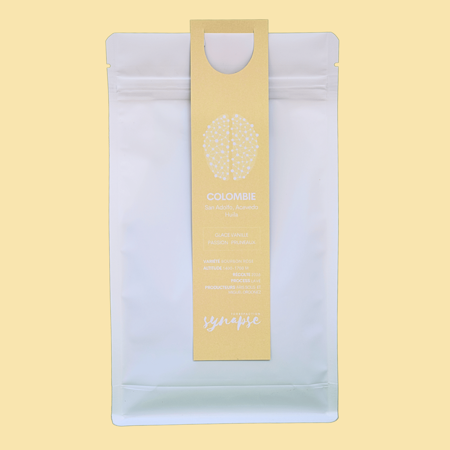 sachet café de colombie huila