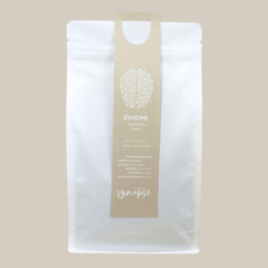 Le sachet de notre café d'éthiopie