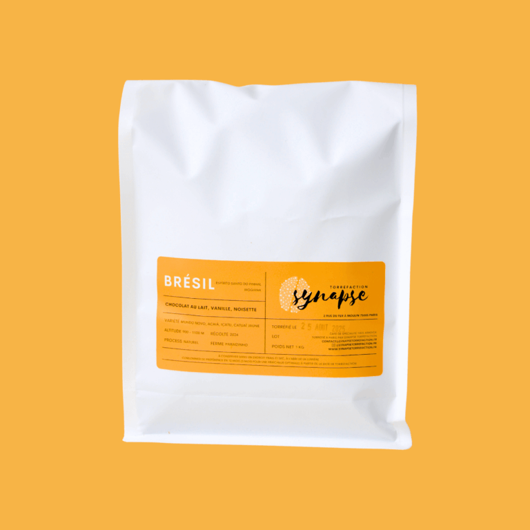 Le sachet de notre café du brésil mogiana